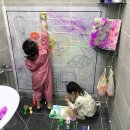 수퍼루키어린이집 | 엄마표물감놀이:) 키즈맘아트물감과 함께 어린이집 방학동안 물감놀이했어요~(엄마표미술놀이)
