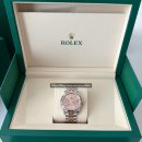 11545-11-31-28 | 현대시계 롤렉스 성골 후기 | 롤렉스 여성 데이저스트 31mm 로즈판 로즈골드콤비 텐포인트