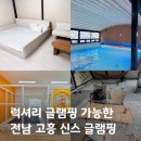 전남 고흥 가족여행 숙소 추천 놀이터,온수풀,펫동반 가능한 신스 펫 앤 키즈 글램핑 평일 바베큐무료...