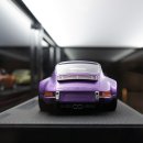 1/18 메이크업 포르쉐 싱어 911(964) 쿠페 메탈릭 라벤더 판매합니다. 이미지