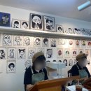 힐링 캐리커쳐 드로잉 이미지