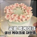 노원 떡케이크 주문제작 후기 | 공릉 디저트조이 시어머님 생신 케이크 대만족