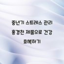 건강하고 행복한 일상을 위한 스트레스 & 우울감 긍정 관리법 | 중년기 스트레스 관리 홍경천 제품으로 건강 회복하기