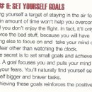 Tip #6(마지막) Set Yourself Goals 이미지