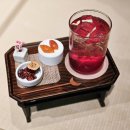 [부천] 한식디저트 카페 현대백화점 개성주악 크림라떼 맛집 소반상차림 후기 더 한가빈
