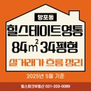 힐스파크공인중개사사무소 | 망포동 힐스테이트영통 84㎡ 34평형 실거래가 흐름 정리 (2025년 5월 기준)