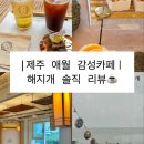 제주 애월 감성카페 추천｜오션뷰 해지개 솔직 리뷰☕