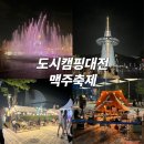 [대전 엑스포 맥주축제/한빛탑 음악분수/도시캠핑대전]후기_주차장/기간/운영시간