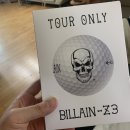 빌런골프공 골프빌런 BILLAIN Z3 화이트 3피스 우레탄 커버 투어용 12구 세트