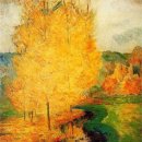 Paul Gauguin By the Stream, Autumn (1885) 이미지