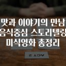 맛과 이야기의 만남 음식중심 스토리텔링 미식영화 총정리