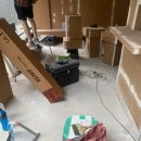 BS당구장 | [BS346] 부산서면 전포동 카페바닥 사각카페트시공현장 서면커피숍리모델링 카페트