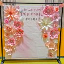 춘천한샘고등학교 | 춘천 광판중학교 졸업식포토존 제작후기 / 자이언트꽃 + 종이꽃포토존 (재사용 꿀팁)