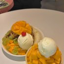 부산 서면 전포 카페 거리 망고 빙수 크로플 디저트 추천 노키
