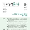 [국토정책Brief 제1083호] 도시재생사업 10년의 성과와 향후 과제 이미지