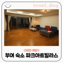 파크아트빌라스E | [부여 숙소 추천] 파크아트빌라스 55평 객실 | 가족여행에 딱 맞는 넓고 깔끔한 숙소 부여 맛집 시골통닭