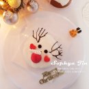 A1190 | 크리스마스선물 루돌프 케이크캔들 향초주문제작 겨울조명 만들기