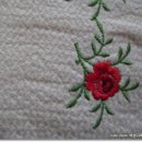 야생화 자수 이미지