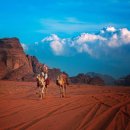 요르단 와디럼 사막 Wadi Rum desert, Jordan 이미지