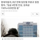 현대자동차, 8년 만에 임단협 무분규 잠정합의…“임금 4만원 인상, 성과금 150%+320만원 등” 이미지