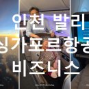 F58 | 아시아나 발리 비즈니스, 싱가폴 경유 싱가포르항공 SQ934 후기