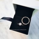 가넷안경원 | [ 판도라]탄생석 반지♡ 아쿠아마린/가넷/구입후기♡사이즈 팁!!