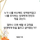 누가 나를 비난해도 상처받지 않고 상대에게 연민의 정을 갖는다. 이미지