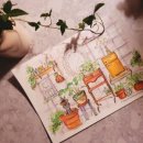 힐링수채화 & 펜드로잉 이미지