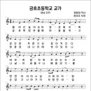 금호초등학교 교가(정현대 작사, 하오주 작곡) 이미지