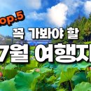 7월에는 여기 가시면 됩니다. 꼭 가봐야 하는 축제와 아름다운 여행지 5곳만 꼽아서 소개해 드립니다. 이미지