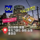 그랜드마트 | 마쓰야마 후지그랜드 마트 쇼핑리스트 (다이소 300엔샵 GU 식품관)