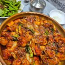 행정용 40번 | 맛집 [해송돌판닭찜] 가족 외식하기 좋은 현지인 맛집으로 4인 방문 특대 사이즈 볶음밥까지 솔직 후기