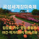 군민족발 | 곡성세계장미축제 입장료·가수·주차장·맛집 완벽 가이드!