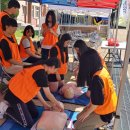 대관령초등학교 총동문체육대회 의지지원 및 CPR 체험 활동 봉사 이미지