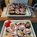 김밥과스파게티 이미지