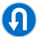유턴 이미지
