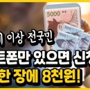 스마트폰만 있으면 가능! 만 19세 이상 전국민 해당! 사진 한 장에 8천원! 일자리 전국민 포상금 이미지