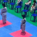 용인대석사백호태권도장 | 7세 유치원생 품띠 도전기! 인천 선학체육관 국기원 심사 주차, 준비물 (용인대석사 백호태권도)