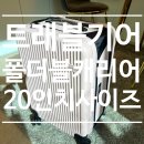 캐리어사이즈 [캐리어20인치] 트래블기어 보관이편한 접이식 폴더블캐리어 핑크컬러 사용후기