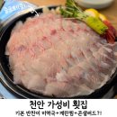 청룡주유소 | 천안 성정동 가성비 횟집 청룡어시장 줄돔회 내돈내산 솔직후기
