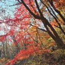 북한산 칼바위능선과 소귀천 계곡의 가을풍경 이미지