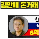 김만배와 6억 돈거래를 한 한겨레 석진환 칼럼 이미지