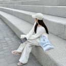 프롬웨얼 시스루 반팔티 와이드팬츠 가디건 여름 코디 추천