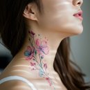 흉터 커버에 딱! 컬러, 화이트, UV, 수채화 타투 부위 추천 (반지, 손, 목)