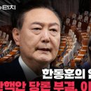 한동훈의 입 "탄핵안 당론 부결, 이번엔 어렵다"[터치다운the300]﻿ 이미지