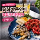송도타임스페이스 맛집 육회야문연어 송도점 신선한 육회낙지탕탕이 후기