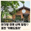 토끼의정원 | 포천 카페 카페도토리 | 아기랑 나들이 야외정원 연못 토끼 힐링후기