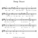 (CCM추천) Deep Down 딥 다운 _ Jesus Praise 2000 악보 이미지