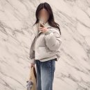 주크ZOOC | ZOOC 주크 니트카라 숏 구스다운 착샷후기 숏패딩추천