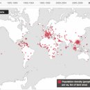 대구 부자레슨 2주차 : 전세계 인구 밀도 이미지